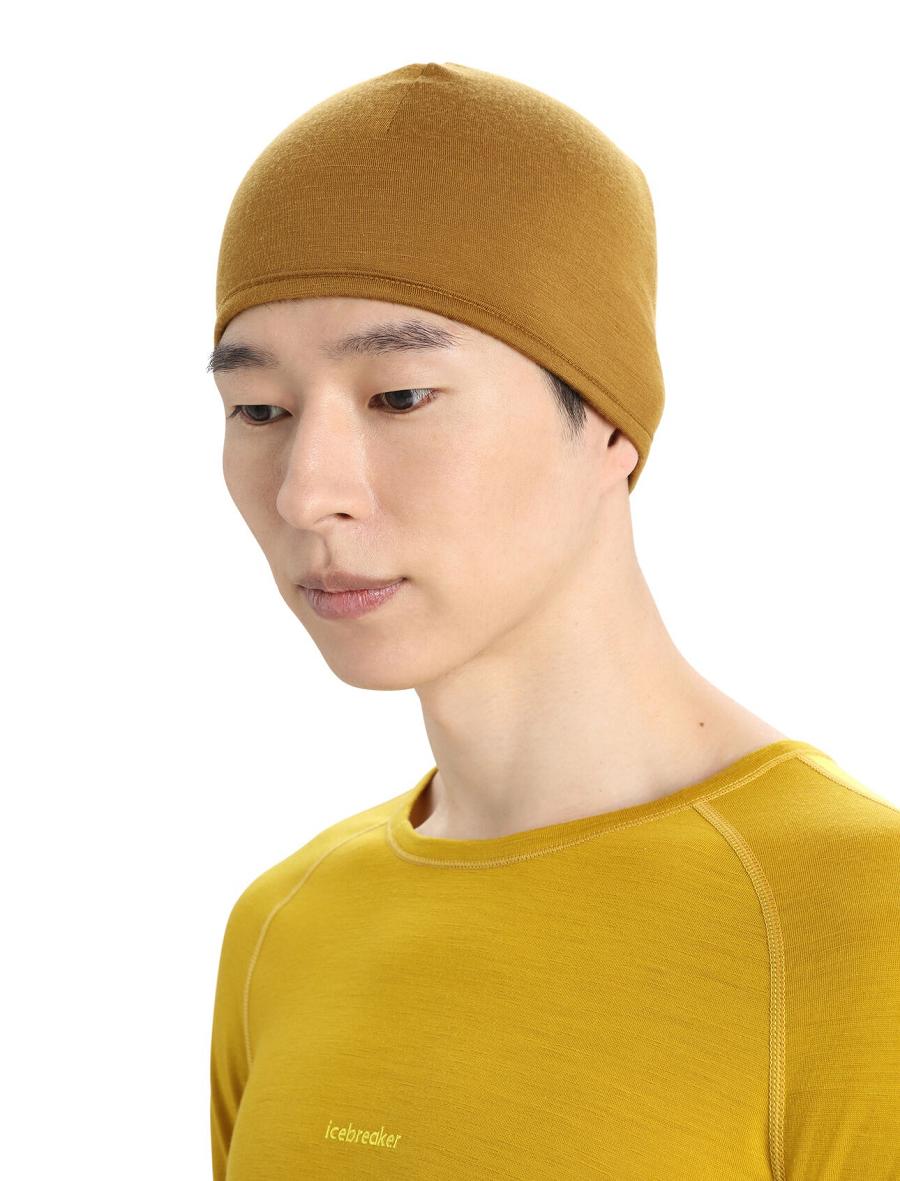 Icebreaker Unisex Merino Pocket Beanie Női Kalap Zöld | HU 1485DFMN